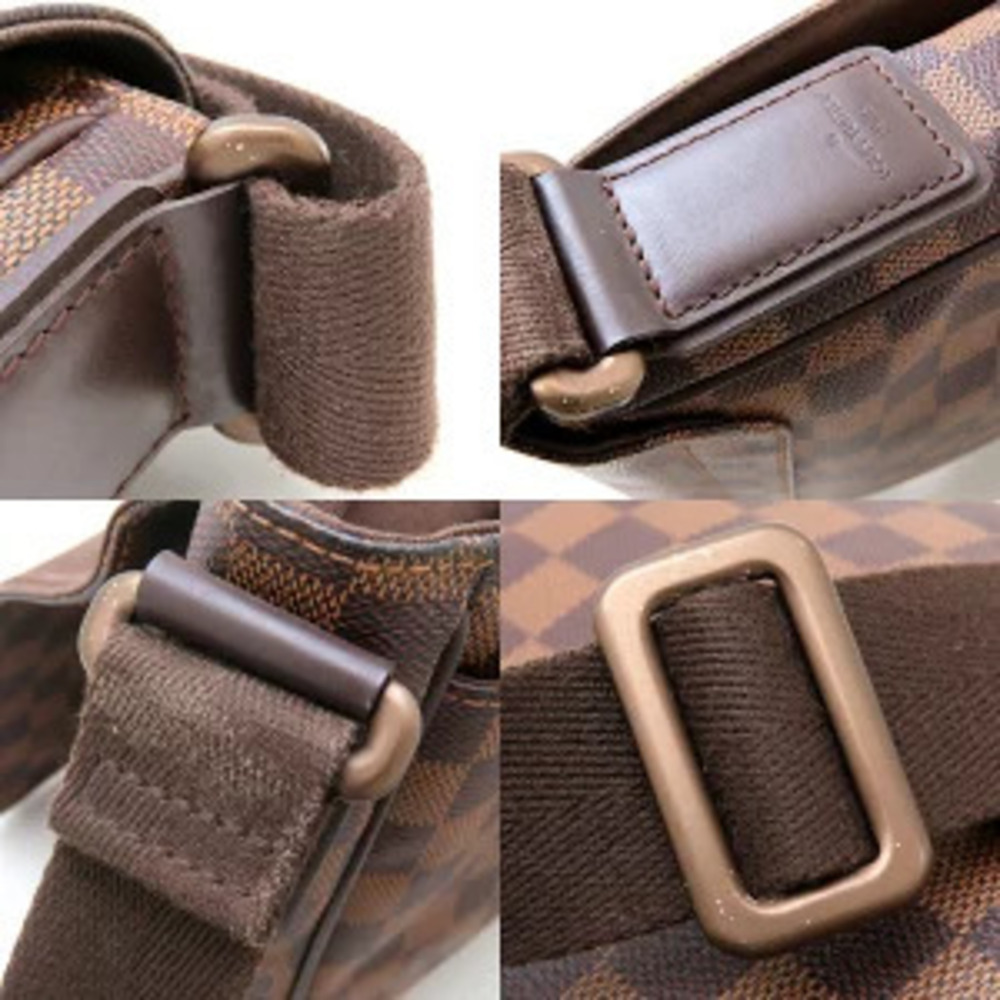 LOUIS VUITTON Damier District Shoulder Bag Ebene - Picture 6 of 9